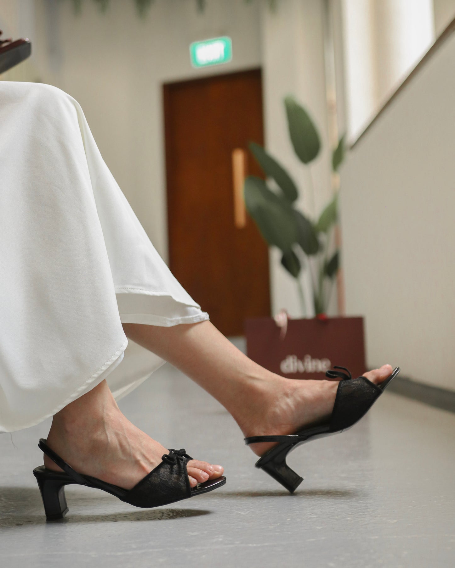 The Eid Girl Heels in Black (Pop up Special)