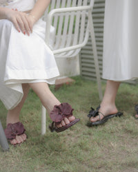 Demure Wrap Up in Glossy Black