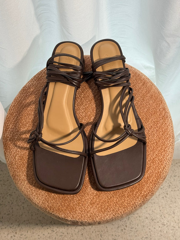 Demure in Matte Brown Size 4
