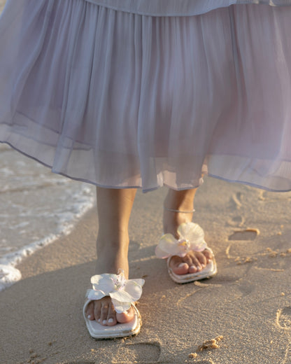 Demure Wrap Up Sandals in Glossy Craig