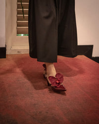 Divine Soirée in Wine Red