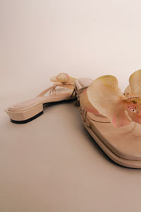 Demure Wrap Up Sandals in Glossy Craig